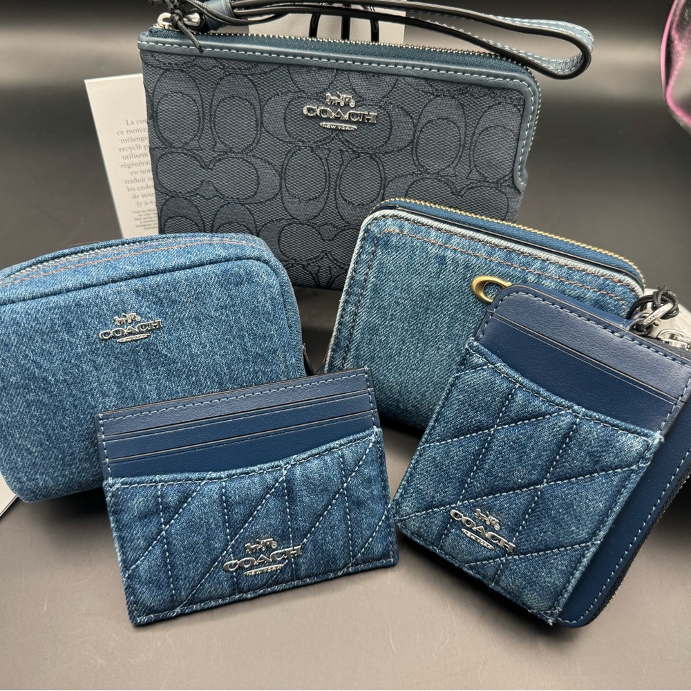 Coach Denim Bifold Wallet - Picture 5 of 5